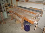Hobelbank mit Schraubstock ca. 210 x 62 cm Hobelbank mit Schraubstock ca. 210 x 62 cm