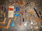 Werkzeugkiste bestückt mit Handwerkzeug Werkzeugkiste bestückt mit Handwerkzeug