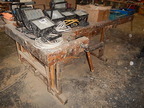 Hobelbank in Holz ca. 230 x 70 cm Hobelbank in Holz ca. 230 x 70 cm