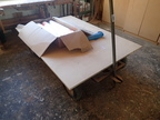 Plateau-Transportwagen 2achsig ca. 180 x 130 cm mit Luftbereifung Plateau-Transportwagen 2achsig ca. 180 x 130 cm mit Luftbereifung