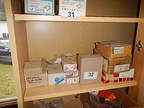 Regalinhalt mit div. Befestigungsmaterial Regalinhalt mit div. Befestigungsmaterial
