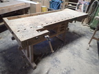 Hobelbank in Holz ca. 220 x 90 cm Hobelbank in Holz ca. 220 x 90 cm