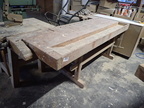 Hobelbank in Holz ca. 220 x 90 cm Hobelbank in Holz ca. 220 x 90 cm
