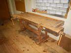 Hobelbank in Holz ca. 230 x 70 cm Hobelbank in Holz ca. 230 x 70 cm