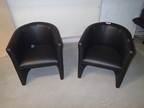 ca. 2 Stk. Besprechungsstühle in Kunstleder in Schwarz ca. 2 Stk. Besprechungsstühle in Kunstleder in Schwarz