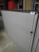 Steelcase Aktenschrankmodul, Silber-Anthrazit, mit Rollotüre, ca. B 160 x T 43 x H 117 cm, 3 Ordnerhöhen Steelcase Aktenschrankmodul, Silber-Anthrazit, mit Rollotüre, ca. B 160 x T 43 x H 117 cm, 3 Ordnerhöhen