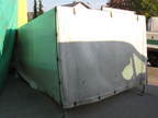 2 Stk. originale Planengestelle mit Plane (Gestell verzinkt) passend zu Pos. 2 und Pos.3, weiß, Außenlichtmaße B194cm x L255cm x H164cm 2 Stk. originale Planengestelle mit Plane (Gestell verzinkt) passend zu Pos. 2 und Pos.3, weiß, Außenlichtmaße B194cm x L255cm x H164cm
