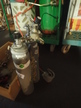 2 Stk. Linde Biogon-Pfand-Gasflaschen 2 Stk. Linde Biogon-Pfand-Gasflaschen
