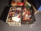 4 Kisten mit Christbaumschmuck 4 Kisten mit Christbaumschmuck
