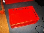 ca. 24 Stk. Stapelkisten PVC rot ca. 24 Stk. Stapelkisten PVC rot