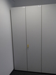 Schrank mit Doppelflügeltüre, 6 Ordnerhöhen, ca. B 100 x T 46 x H 226 cm Schrank mit Doppelflügeltüre, 6 Ordnerhöhen, ca. B 100 x T 46 x H 226 cm