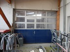 Guttomat - Deckensektionaltor in isolierter Ausführung mit Antriebsmotor und 1 Gehtüre ca. 3790 x 2980 mm, ca. BJ 2014 Guttomat - Deckensektionaltor in isolierter Ausführung mit Antriebsmotor und 1 Gehtüre ca. 3790 x 2980 mm, ca. BJ 2014