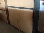 BENE Aktenschrank - Unterschrank, 120er, 3 Ordner hoch, anthrazit/buche BENE Aktenschrank - Unterschrank, 120er, 3 Ordner hoch, anthrazit/buche