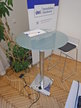 Glas - Stehtisch, DM ca. 70cm, Höhe 110cm Glas - Stehtisch, DM ca. 70cm, Höhe 110cm
