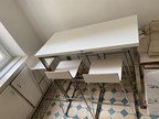 Tisch - Sitzgruppe mit 5 Stk. Hochern, Tisch 120x60x105cm Tisch - Sitzgruppe mit 5 Stk. Hochern, Tisch 120x60x105cm