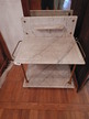 Waschtisch, Messing, Carrara Marmor, ca. 88x97x56cm Waschtisch, Messing, Carrara Marmor, ca. 88x97x56cm