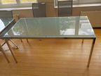 Besprechungstisch, Glas, ca. 160x80x73cm Besprechungstisch, Glas, ca. 160x80x73cm