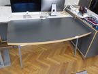 Designer Tisch, ca. 160x85x75cm, höhenverstellbar Designer Tisch, ca. 160x85x75cm, höhenverstellbar