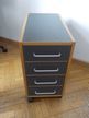 Designer Rollcontainer mit 4 Lade, ca. 33x62x60cm Designer Rollcontainer mit 4 Lade, ca. 33x62x60cm