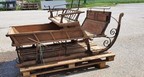 Pferdeschlitten, Esche/Fichte, ca. 100 Jahre, 2,47x1,12 m Pferdeschlitten, Esche/Fichte, ca. 100 Jahre, 2,47x1,12 m