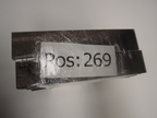 Glaslisenen, gebeizte Maserfurnier zwischen Glas laminiert, 40 Stk. 180x35x9 mm Glaslisenen, gebeizte Maserfurnier zwischen Glas laminiert, 40 Stk. 180x35x9 mm