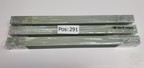 Glaslisenen, Perlmuteffekt, AR001W42, zwischen Glas laminiert, 600 x 40 x 9 mm, 15 Stk. Glaslisenen, Perlmuteffekt, AR001W42, zwischen Glas laminiert, 600 x 40 x 9 mm, 15 Stk.