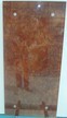 Tischplatte,Maserfurnier Vavone, zw. Glas laminiert, 4 Bohrungen, 1525 x 504 x 15 mm Tischplatte,Maserfurnier Vavone, zw. Glas laminiert, 4 Bohrungen, 1525 x 504 x 15 mm