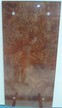 Tischplatte,Maserfurnier Vavone, zw. Glas laminiert, 4 Bohrungen, 1525 x 504 x 15 mm Tischplatte,Maserfurnier Vavone, zw. Glas laminiert, 4 Bohrungen, 1525 x 504 x 15 mm