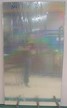 Glasplatte mit laminierten Hologramfolie, 1400 x 800 x 10 mm Glasplatte mit laminierten Hologramfolie, 1400 x 800 x 10 mm