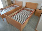 2 Stk. Einzelbetten je ca. 206x98cm mit Comfort Lattenrost 2 Stk. Einzelbetten je ca. 206x98cm mit Comfort Lattenrost