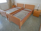 2 Stk. Einzelbetten je ca. 206x98cm mit Comfort Lattenrost 2 Stk. Einzelbetten je ca. 206x98cm mit Comfort Lattenrost