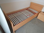 Einzelbett ca. 206x98cm mit Comfort Lattenrost Einzelbett ca. 206x98cm mit Comfort Lattenrost