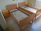 2 Stk. Einzelbetten je ca. 206x98cm mit Comfort Lattenrost 2 Stk. Einzelbetten je ca. 206x98cm mit Comfort Lattenrost
