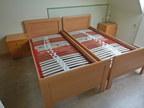 2 Stk. Einzelbetten je ca. 206x98cm mit Comfort Lattenrost 2 Stk. Einzelbetten je ca. 206x98cm mit Comfort Lattenrost