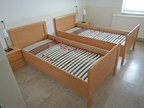2 Stk. Einzelbetten je ca. 206x98cm mit Comfort Lattenrost 2 Stk. Einzelbetten je ca. 206x98cm mit Comfort Lattenrost