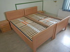 2 Stk. Einzelbetten je ca. 206x98cm mit Comfort Lattenrost 2 Stk. Einzelbetten je ca. 206x98cm mit Comfort Lattenrost