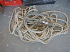 Klobenrad mit Hanfseil Klobenrad mit Hanfseil