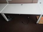 Schreibtisch ca. 160x80, weiß, Steelcase, ohne Rückwand