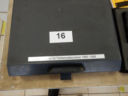 Unterlagen für Fehlercode-Auslese, 1985 - 1998 Unterlagen für Fehlercode-Auslese, 1985 - 1998