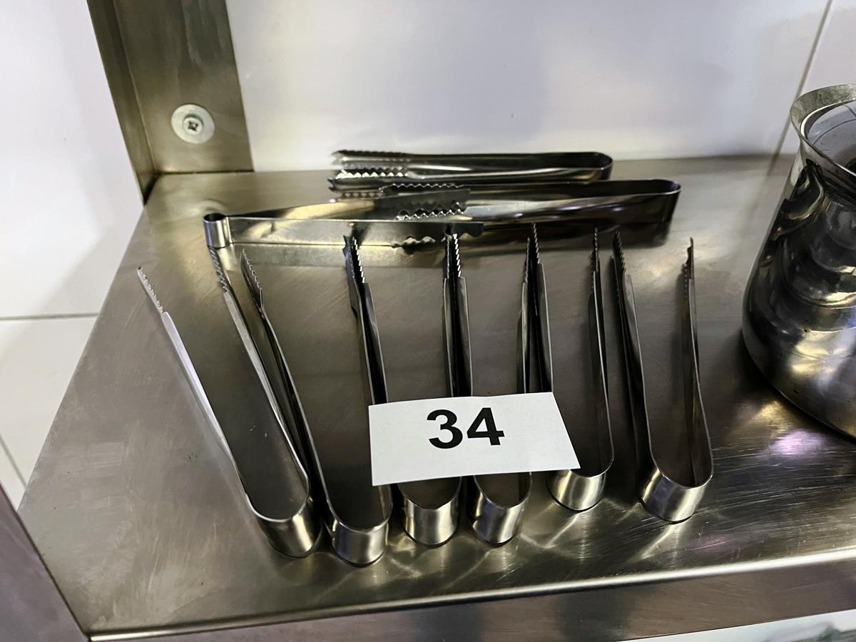 9 Stück Eiswüfelzangen