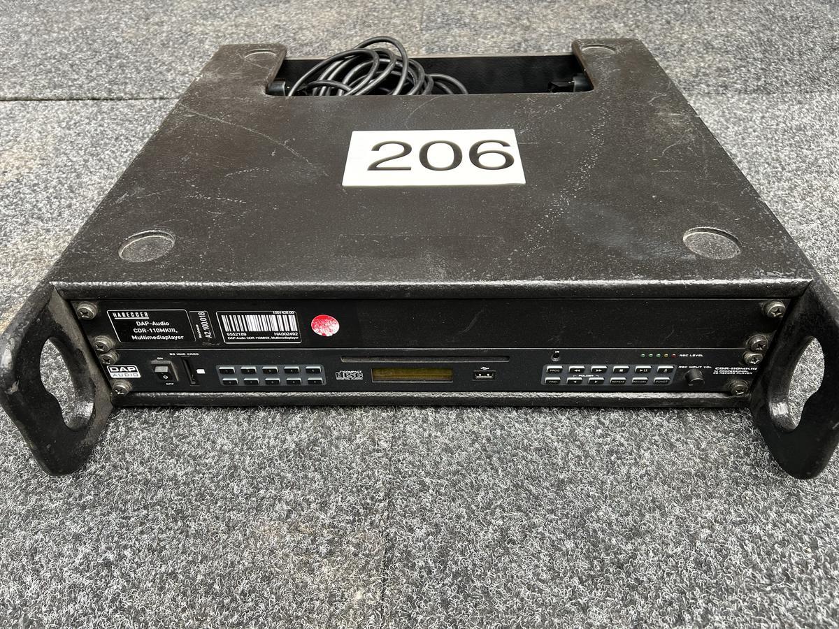 DAP-Audio CDR-110MKIII, Multimediaplayer/Recorder, CD, USB, SD im Flexrack 2HE
