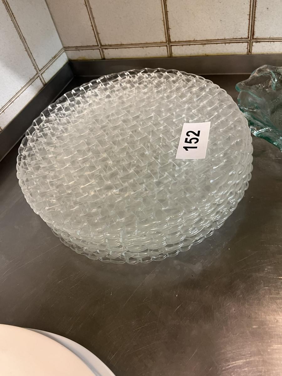 10 Stück Glasteller 31 cm