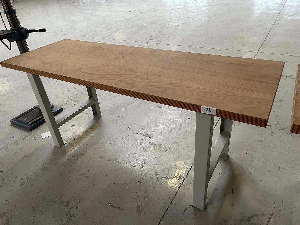 Werkbank mit Massivholzplatte 40 mm 200x70 cm,neuwertig?d=2025-05-13 16:12:57