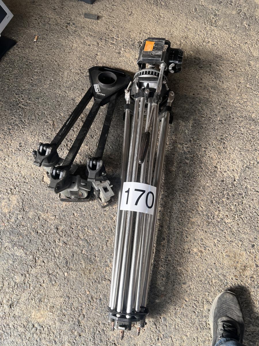 Vinten Kamerastativ mit Rollspinne