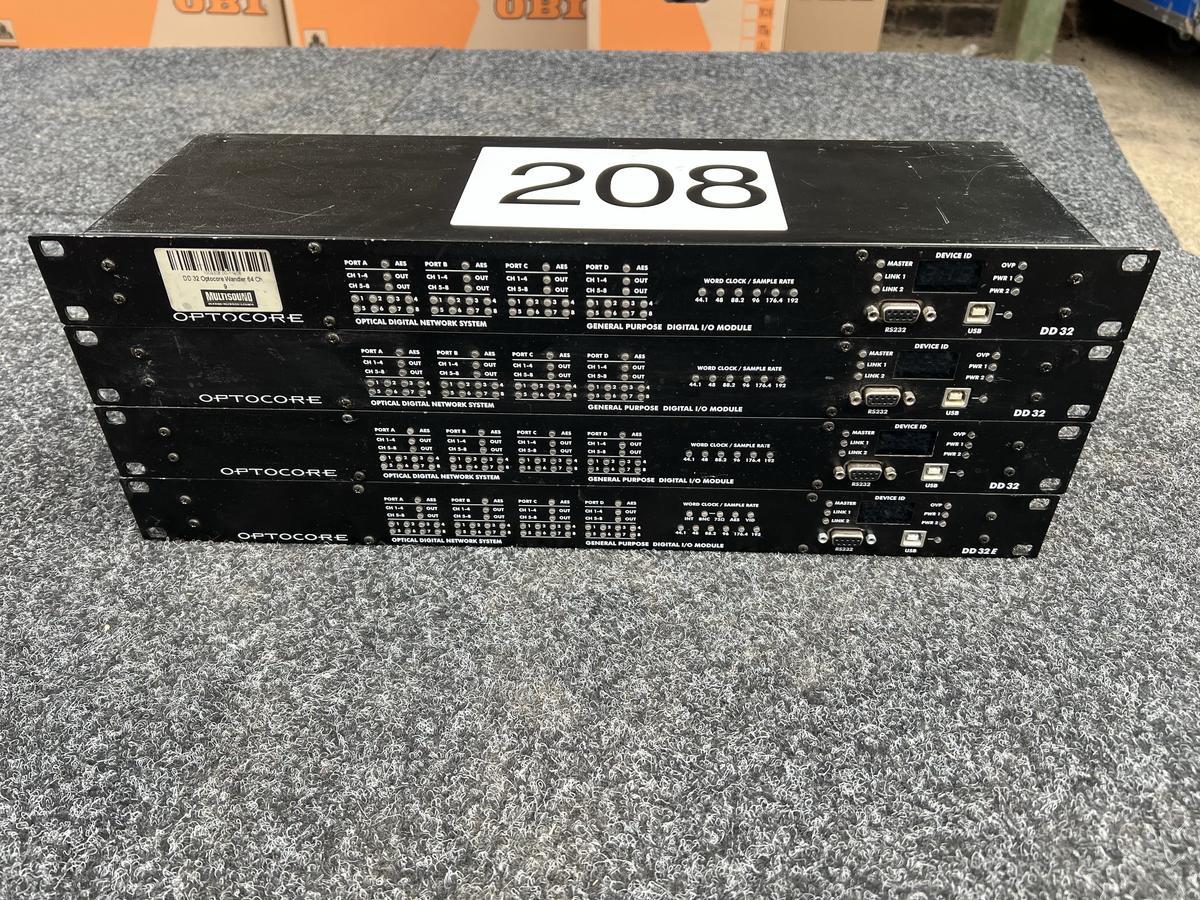 3 x Optocore DD32 + 1 x Optocore DD32E Audio-Glasfasermulticore Prozessoren?d=2025-05-21 04:02:30