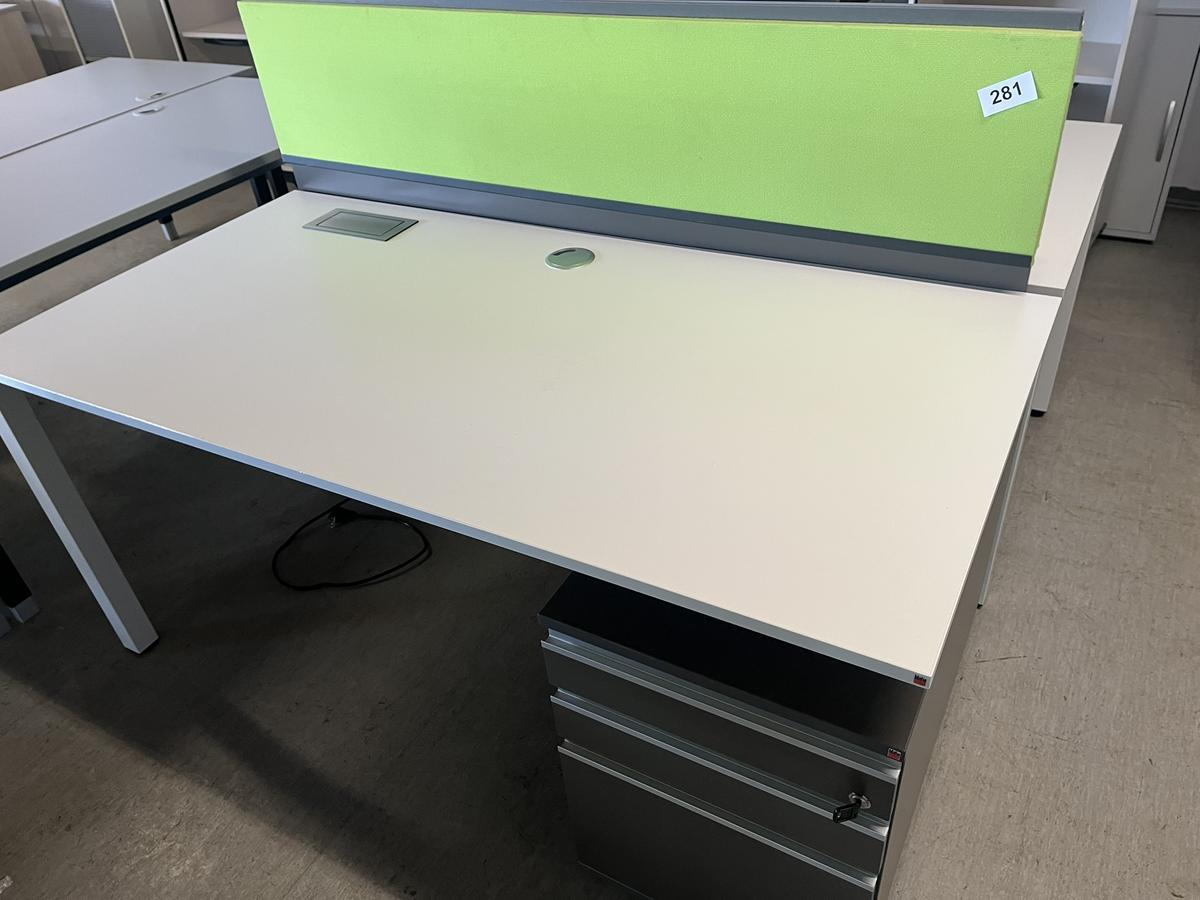 BLAHA Schreibtisch 160/80 cm mit  Auszugsladencontainer?d=2025-05-21 00:26:27