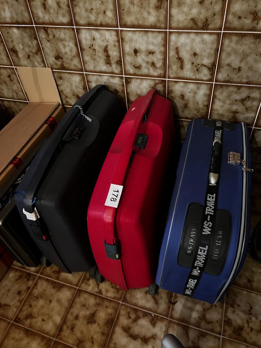 3 Reisekoffer + 1 Aktenkoffer