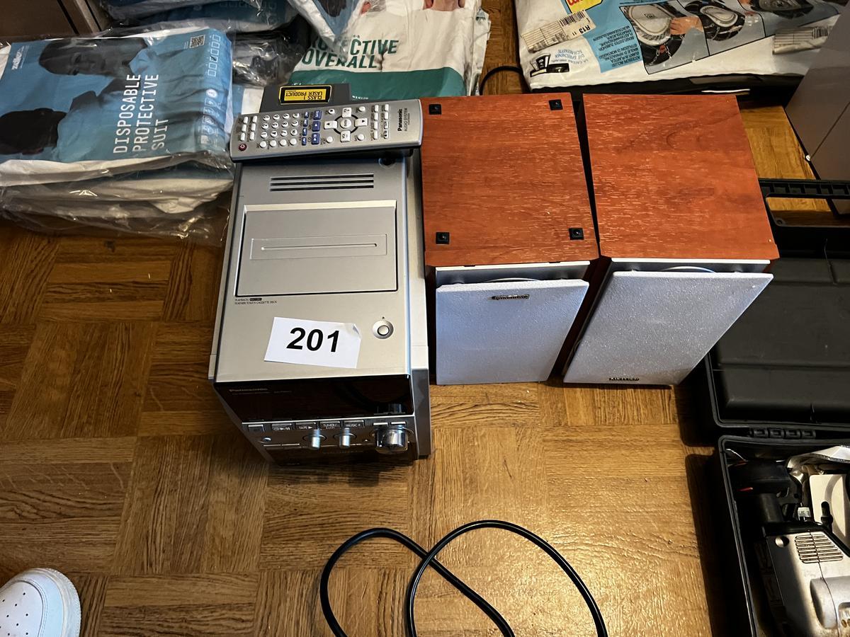 Panasonic CD Stereosystem SAPM53 mit 2 Boxen