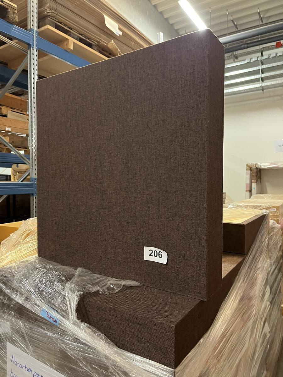 20 Stück Absorberpaneele, braun, 16 x mit Fuss, 4 x ohne Fuss?d=2025-06-07 10:46:31
