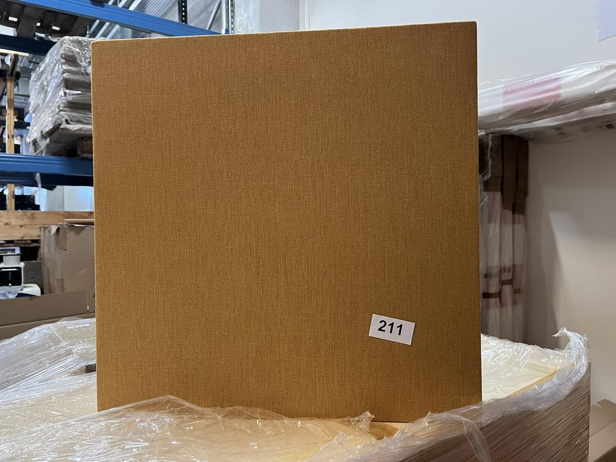 21 Stück Absorberpaneele, gold, ohne Fuss